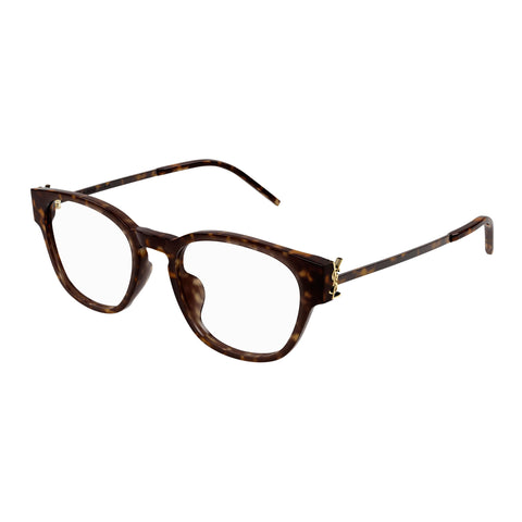 Saint Laurent Slm48odf Havana Female Round Optical Frames | Eyewear Index