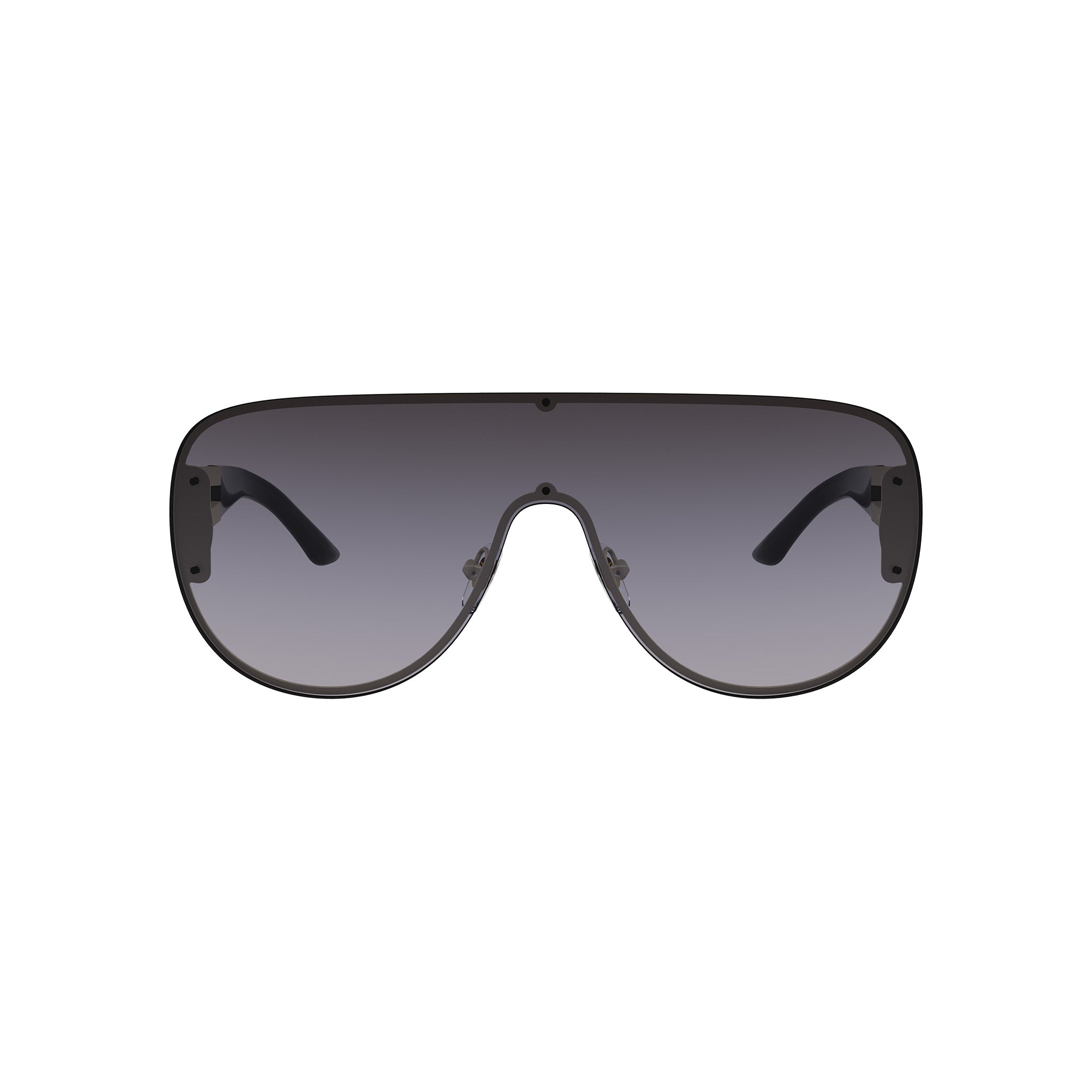 Versace 2166 12528g Pale Gold Female Shield Sunglasses | Eyewear Index