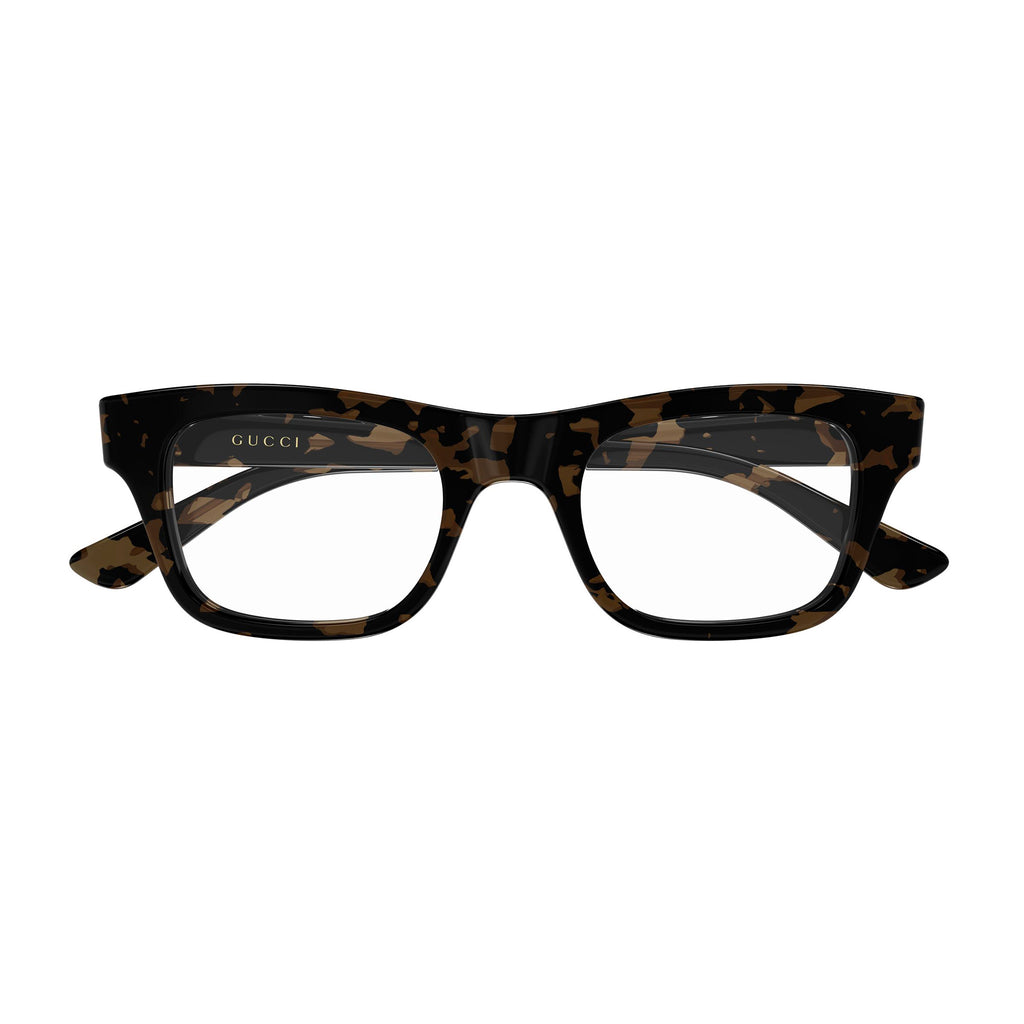 Gucci Gg2244o Havana Male Rectangle Optical Frames | Eyewear Index