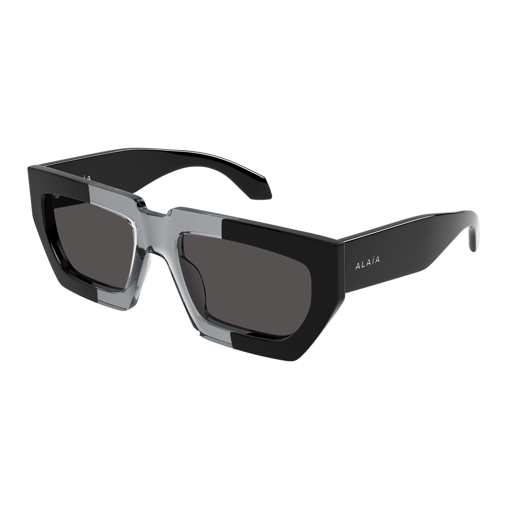 Alaia Aa0102s Black Female Rectangle Sunglasses | Eyewear Index
