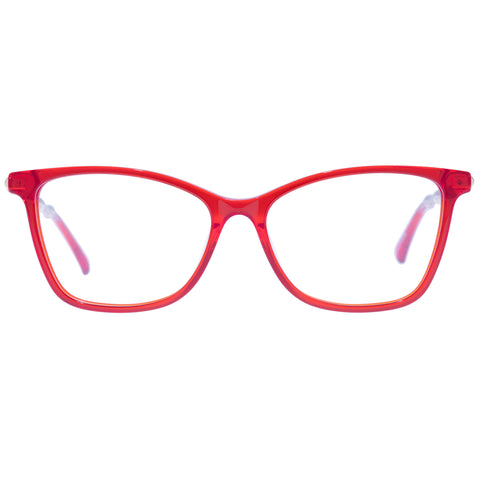 Oroton Agatha Poppy Red Female D-Frame Optical Frames | Eyewear Index