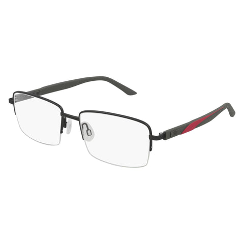 Puma Pu0332o Grey Male Rectangle Optical Frames | Eyewear Index