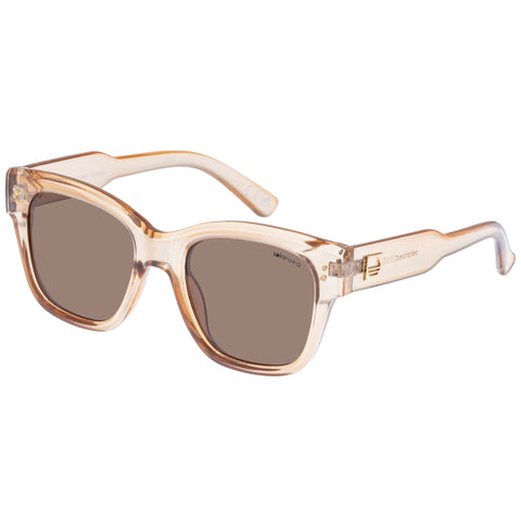 Solarized Modern D-Frame Blonde Uni-Sex D-Frame Sunglasses | Eyewear Index