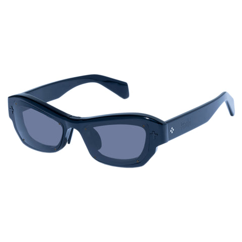 Ksubi Cypher Black Black Uni-Sex Wrap Sunglasses | Eyewear Index