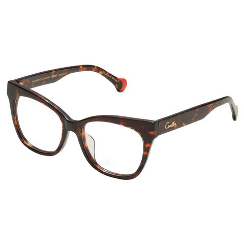 Camilla Palm Beach Calling Monogram Tort Fuchsia Female Cat-Eye Optical Frames | Eyewear Index