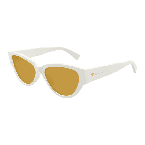 Bottega Veneta Bv1319s White Female Cat-Eye Sunglasses | Eyewear Index