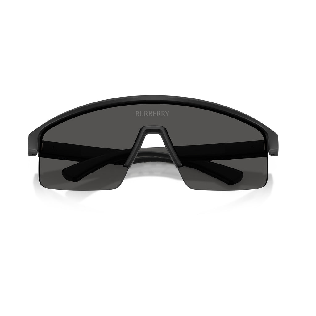 Burberry Be4498 426087 38 Matte Black Female Shield Sunglasses | Eyewear Index