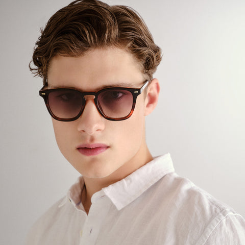 Le Specs No Biggie Black Tort Uni-Sex Square Sunglasses | Eyewear Index