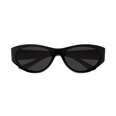 Balenciaga Bb0367s Black Female Round Sunglasses | Eyewear Index