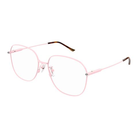 Gucci Gg1417oa Pink Female Round Optical Frames | Eyewear Index