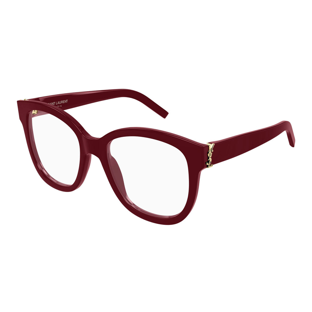 Saint Laurent Slm97 Red Female Rectangle Optical Frames | Eyewear Index