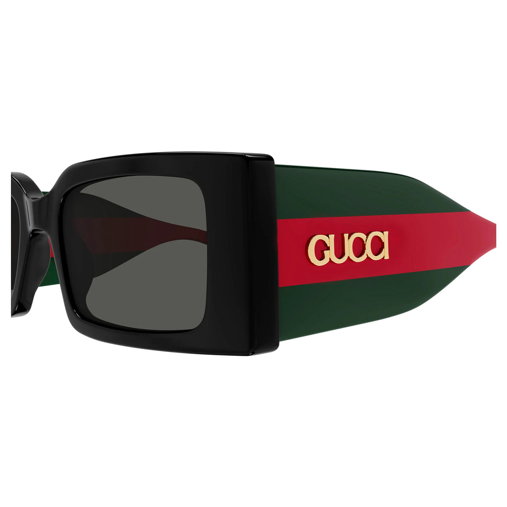 Gucci Gg1860s Black Female Rectangle Sunglasses | Eyewear Index