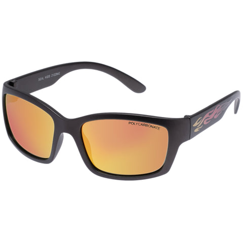 Cancer Council Seal Kids Grey Flames Male Wrap Sunglasses | Eyewear Index