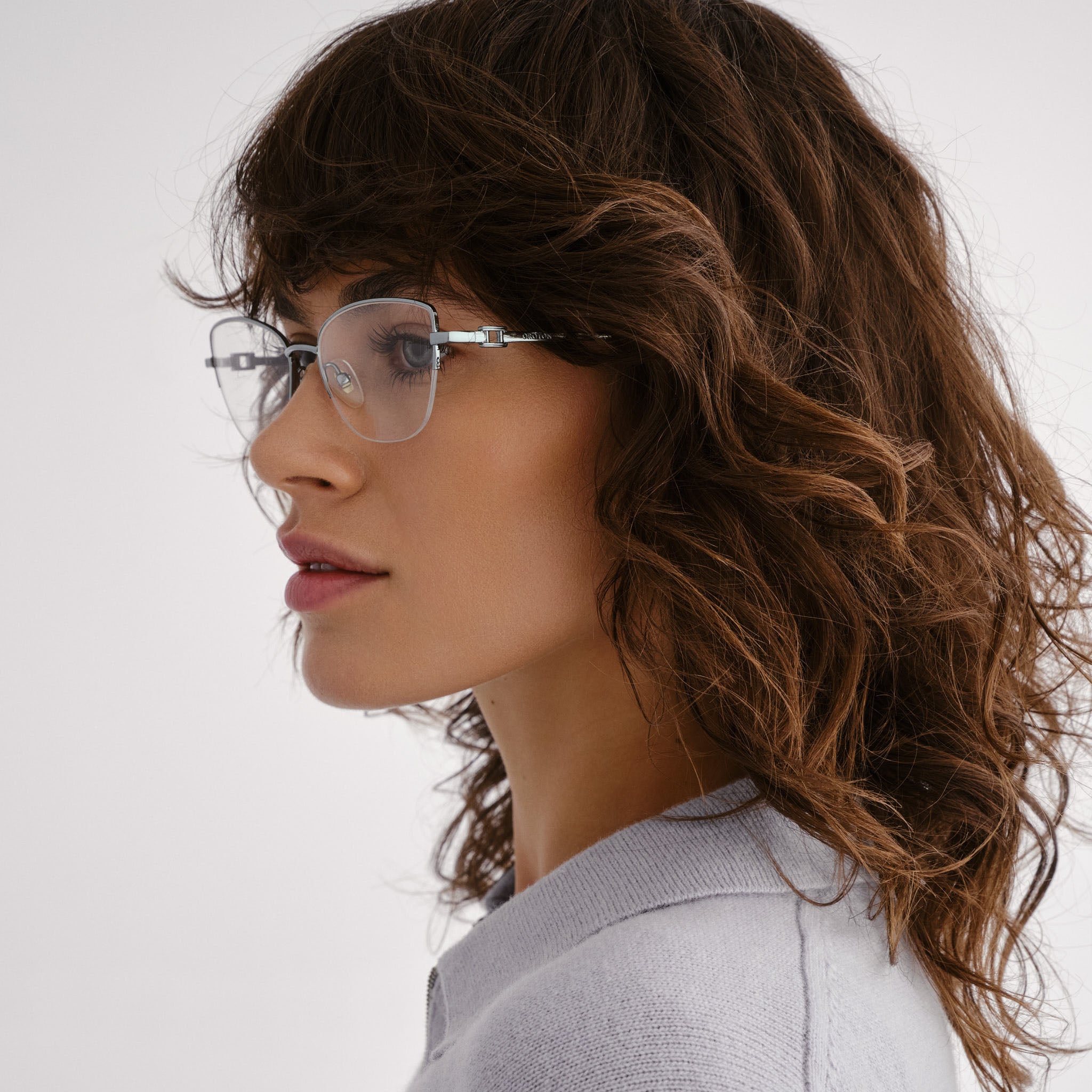 Oroton Fiora Teal Female Cat-Eye Optical Frames | Eyewear Index