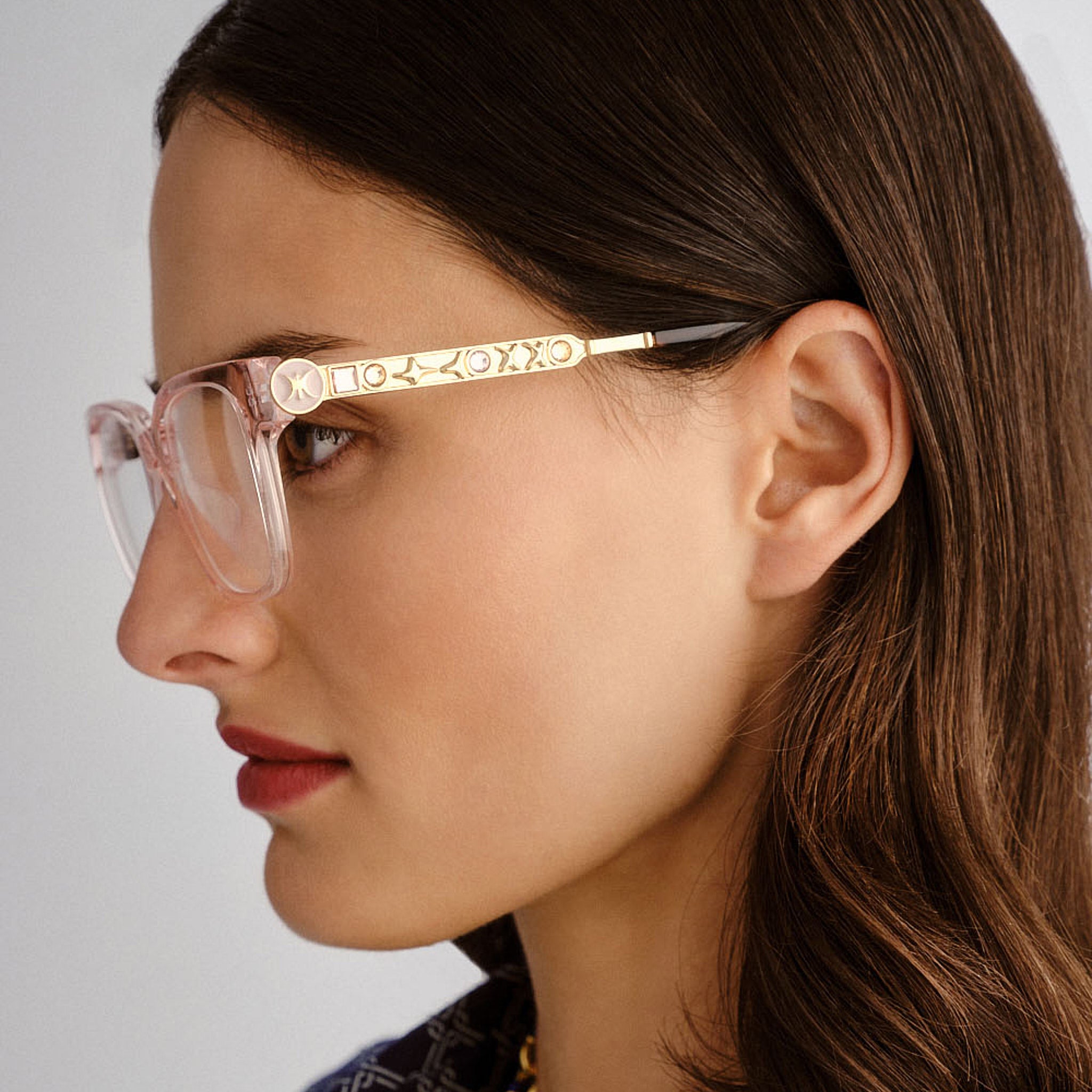Camilla Sugar Coat It Rosewater Female D-Frame Optical Frames | Eyewear Index