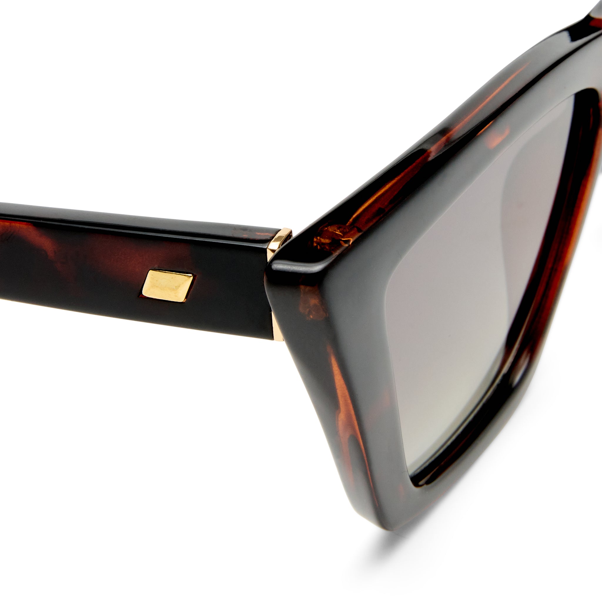 Le Specs Velodrome Dark Tort Female Cat-Eye Sunglasses | Eyewear Index