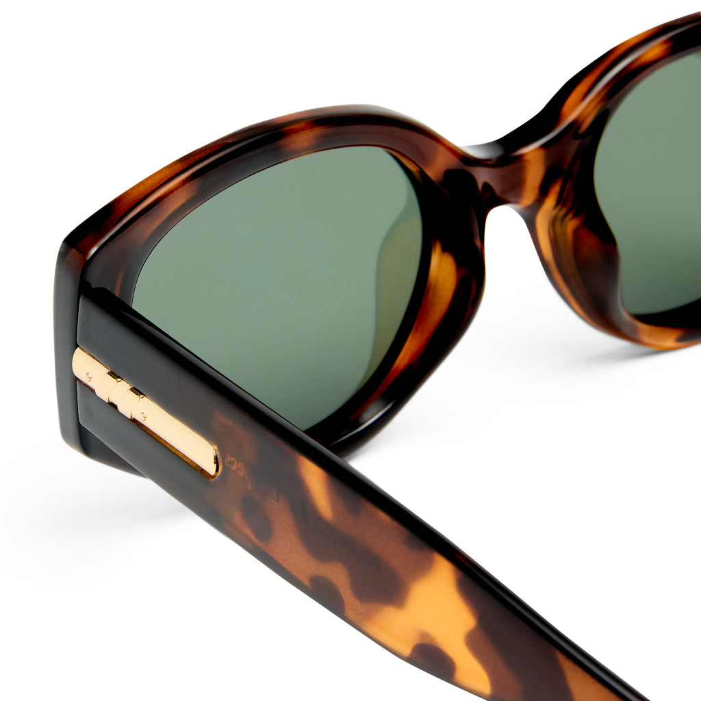 Le Specs Fevered + Tort Female Oval Sunglasses | Eyewear Index