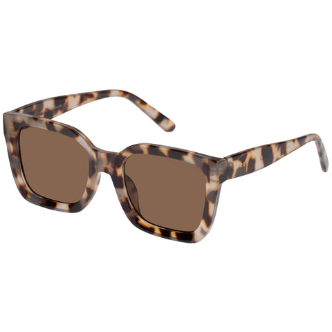 Aire Abstraction Cookie Tort Female Square Sunglasses | Eyewear Index