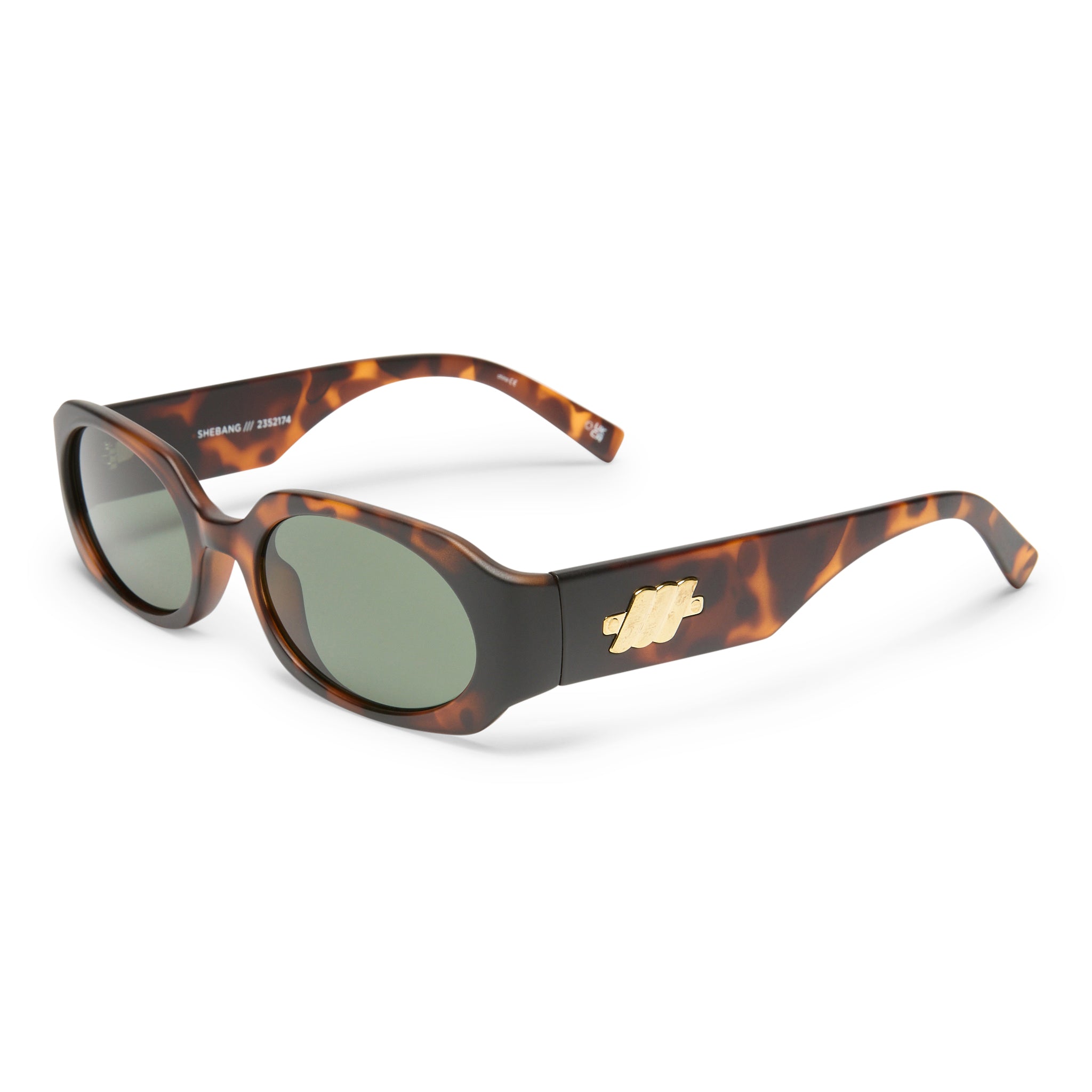 Le Specs Shebang Matte Tort Female Rectangle Sunglasses | Eyewear Index