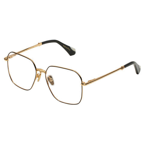 Camilla So Listen Up Bright Gold Black Female Square Optical Frames | Eyewear Index