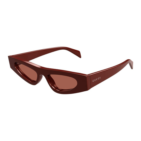 Gucci Gg1779sa Burgundy Female Cat-Eye Sunglasses | Eyewear Index