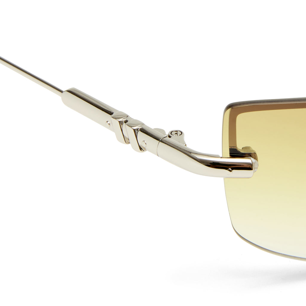 Le Specs Velvetine Silver Uni-Sex Wrap Sunglasses | Eyewear Index