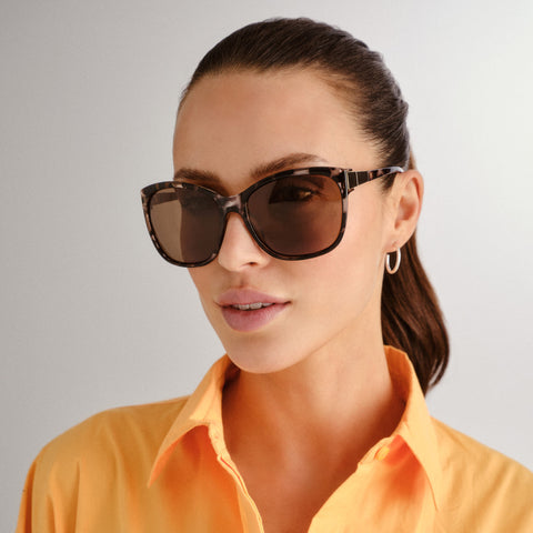 Cancer Council Belmore Leopard Shimmer Female Cat-Eye Sunglasses | Eyewear Index