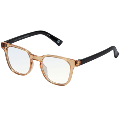 The Book Club Twelve Hungry Bens Stone Uni-Sex D-Frame Readers | Eyewear Index