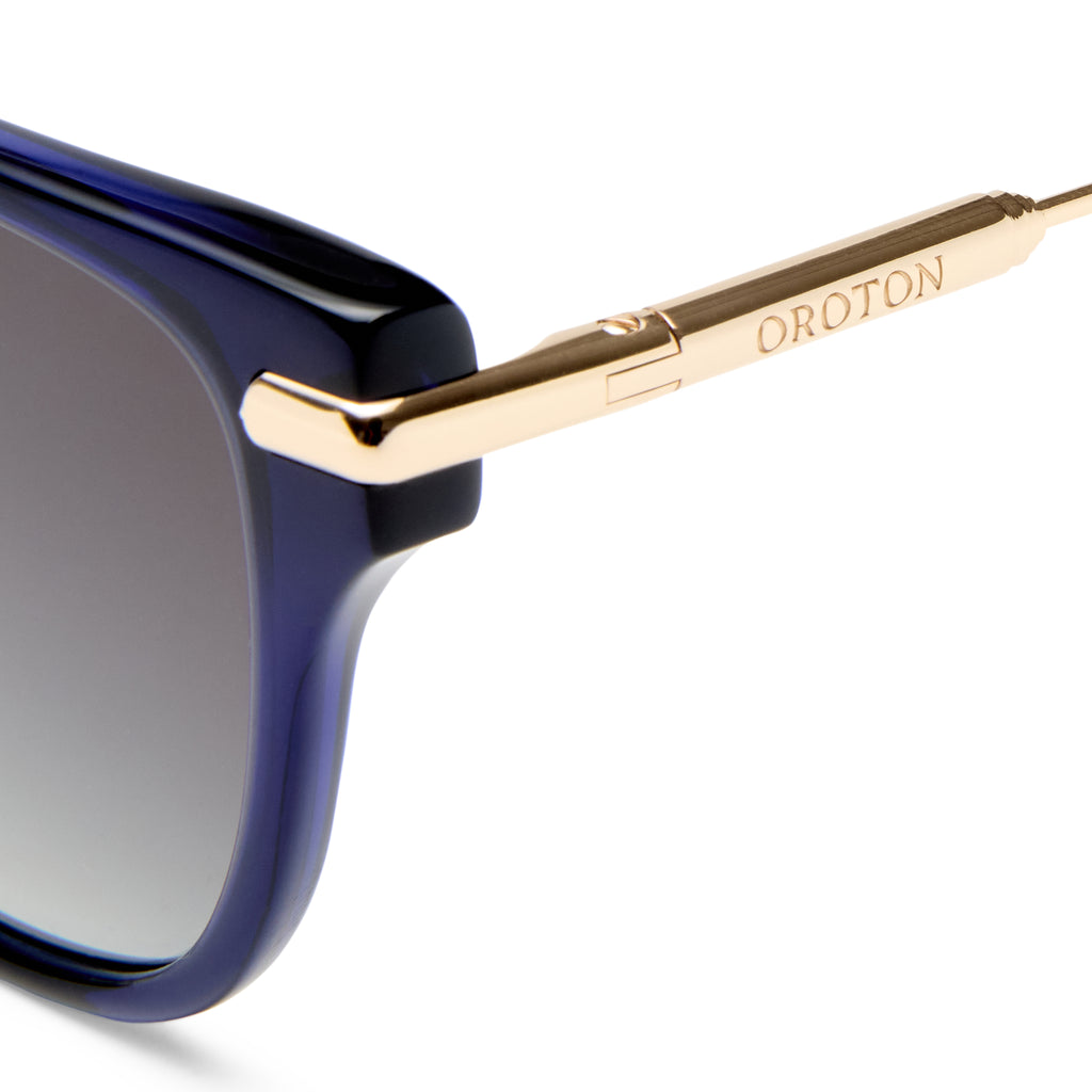 Oroton Mariselle Navy Female Cat-Eye Sunglasses | Eyewear Index