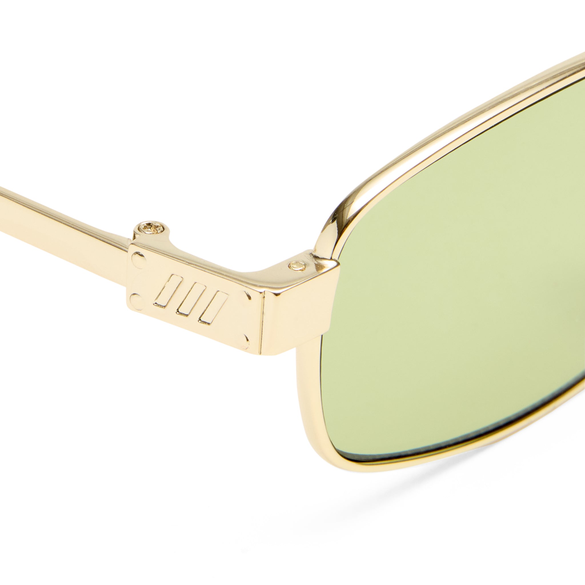 Le Specs Torrid Gold Uni-Sex Rectangle Sunglasses | Eyewear Index