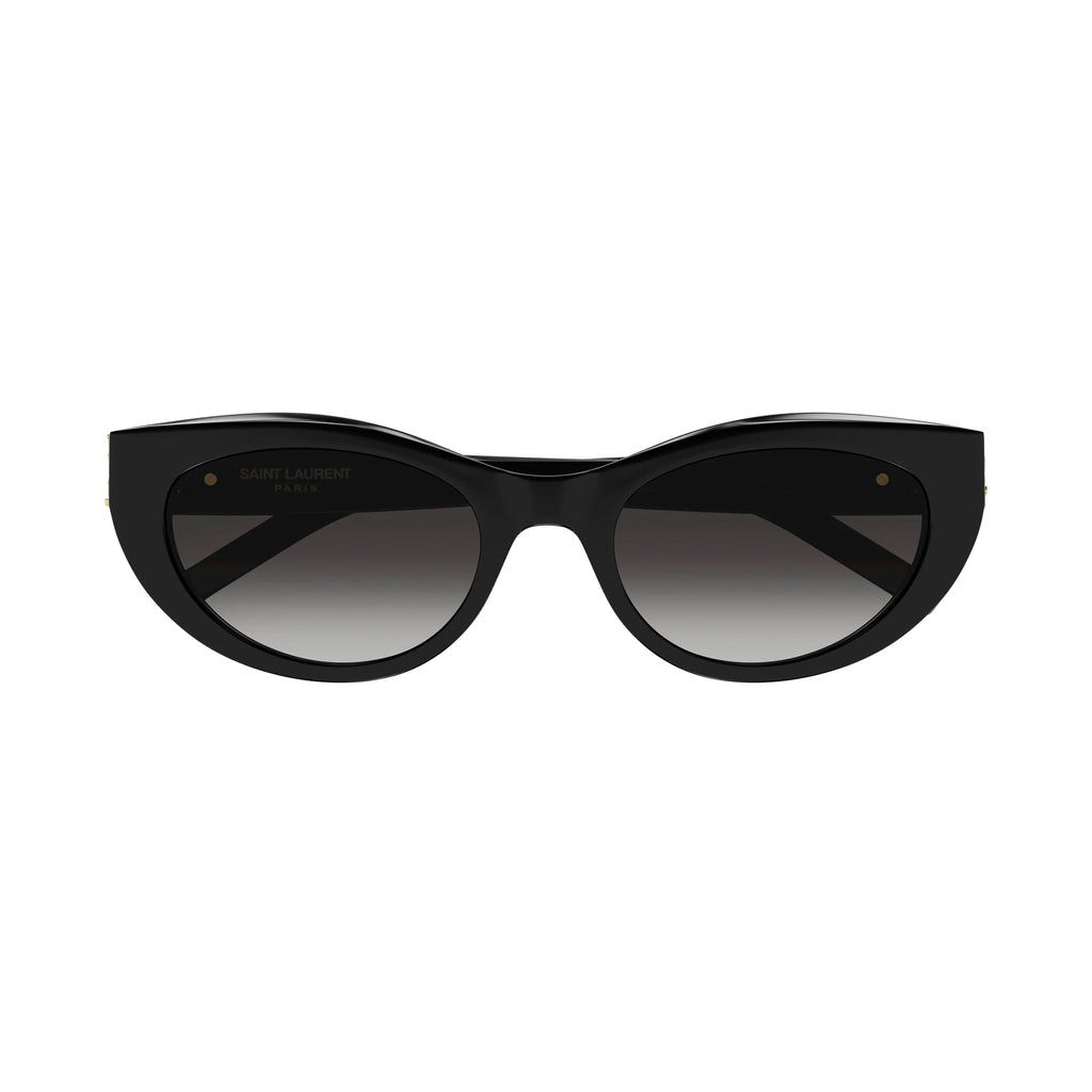 Saint Laurent Slm115 Black Female Cat-Eye Sunglasses | Eyewear Index