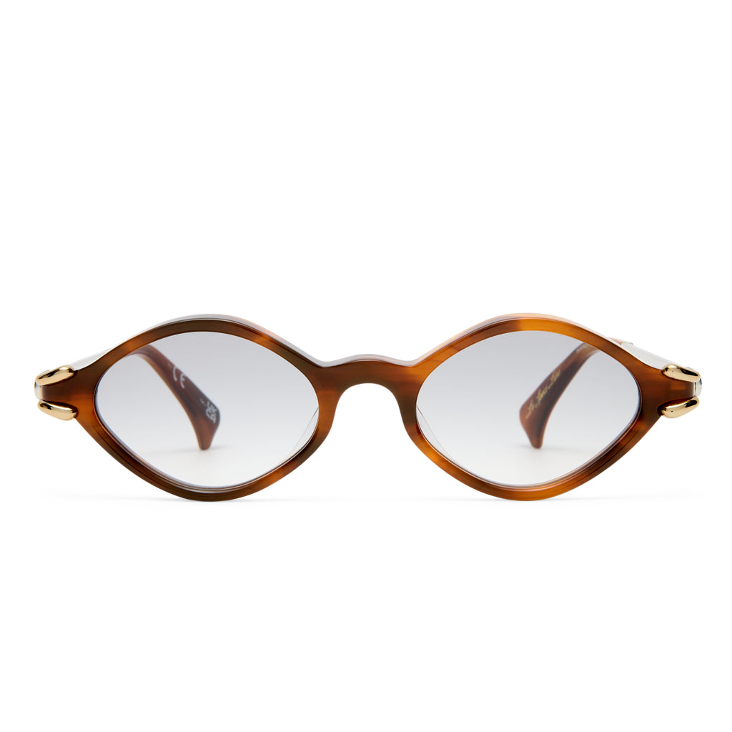 Le Specs Numero Trece Teak Female Oval Sunglasses | Eyewear Index