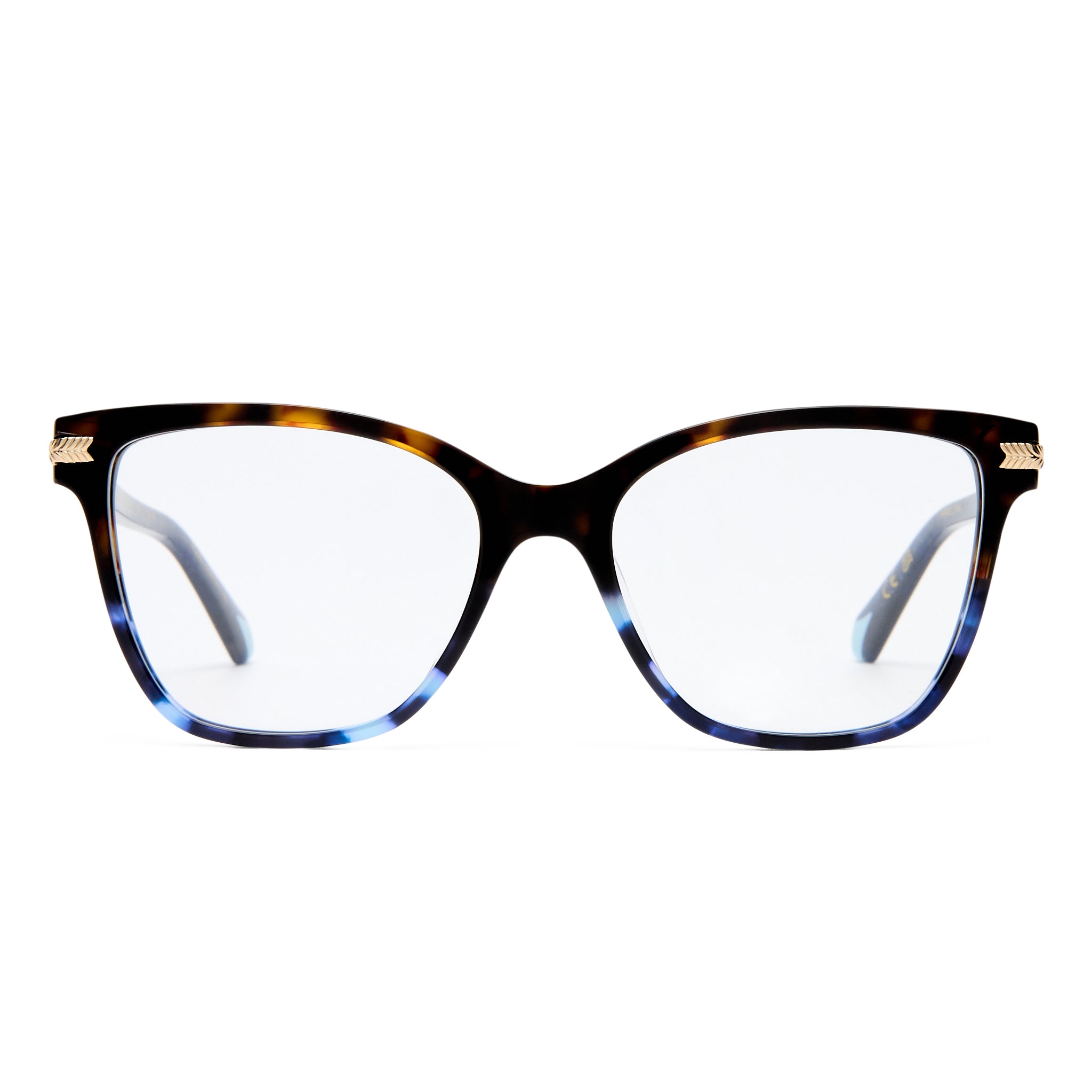 Camilla Silver Screen Dark Tort Navy Tort Female Cat-Eye Optical Frames | Eyewear Index