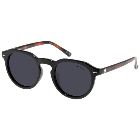 Solarized Vintage Round Black Tort Grad Uni-Sex Round Sunglasses | Eyewear Index