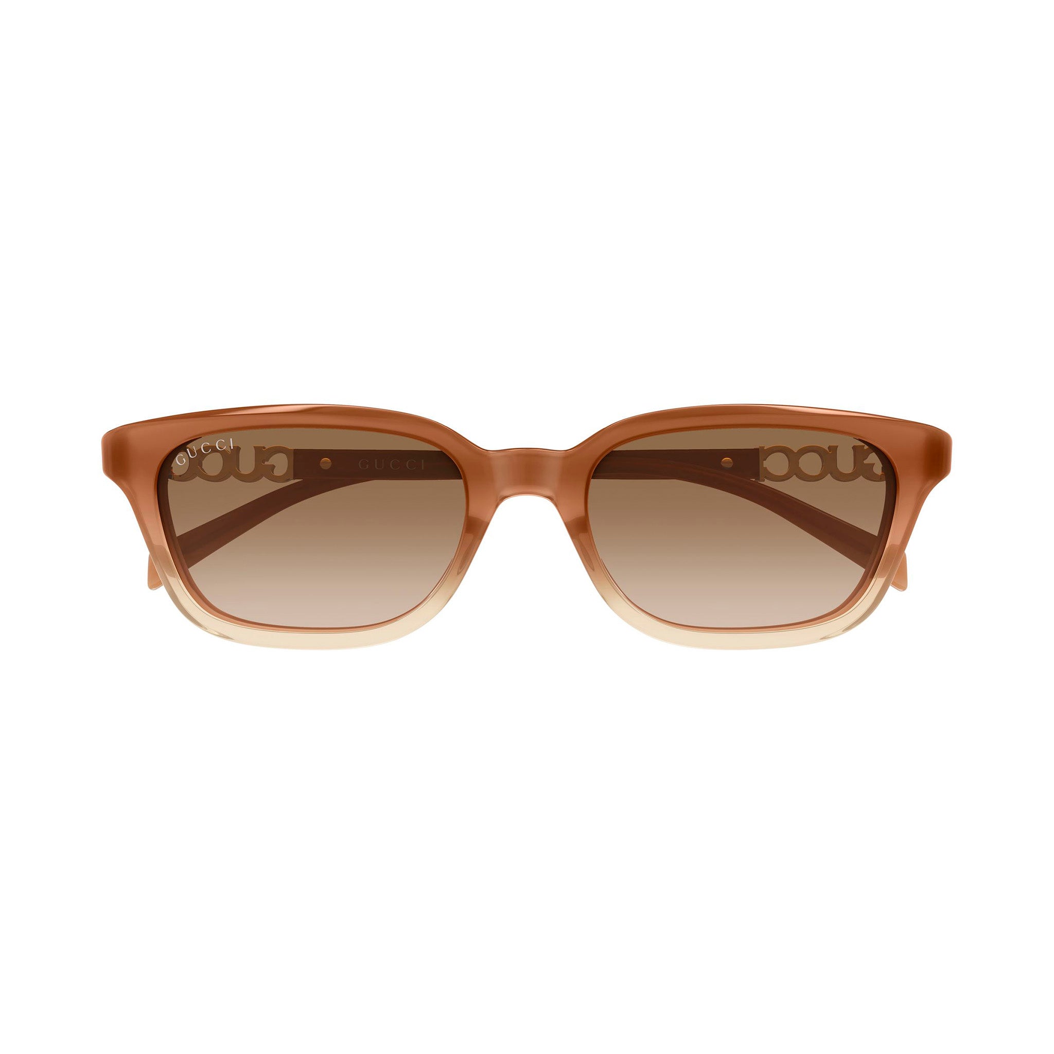 Gucci Gg2208s Brown Female Rectangle Sunglasses | Eyewear Index