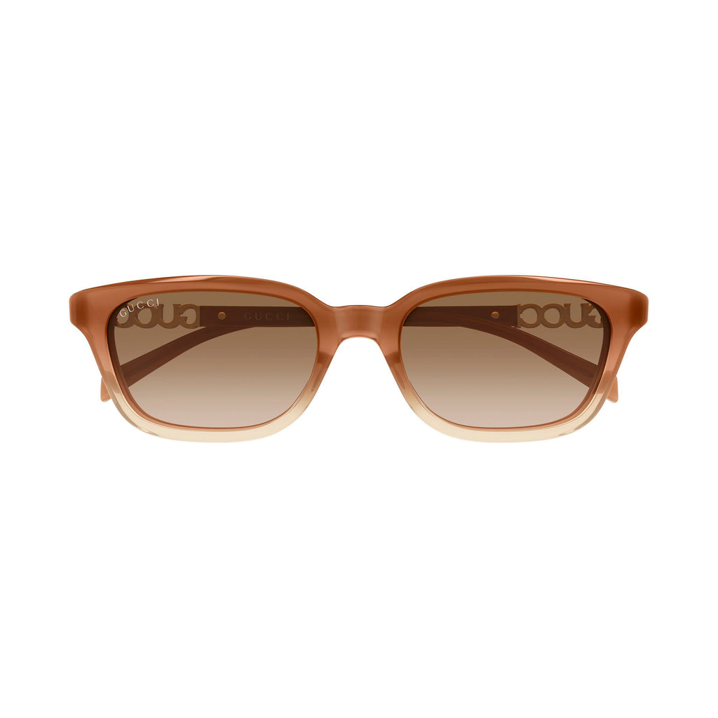 Gucci Gg2208s Brown Female Rectangle Sunglasses | Eyewear Index