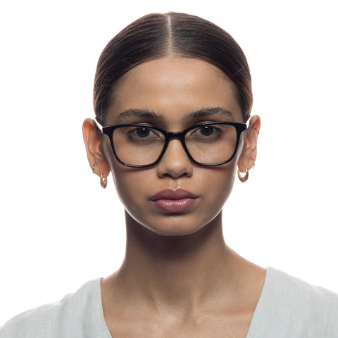 Oroton Lorien Black Female D-Frame Optical Frames | Eyewear Index