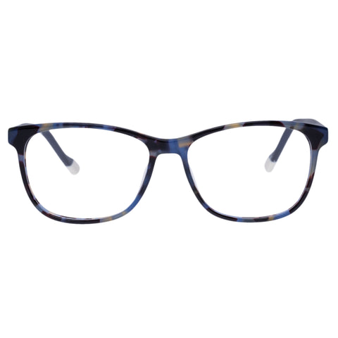 Le Specs Adoration Navy Tort Female D-Frame Optical Frames | Eyewear Index