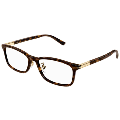 Gucci Gg1506oj Havana Female Rectangle Optical Frames | Eyewear Index