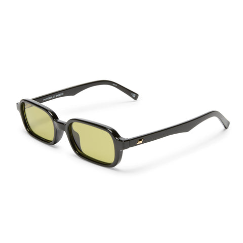 Le Specs Pilferer Black Uni-Sex Rectangle Sunglasses | Eyewear Index