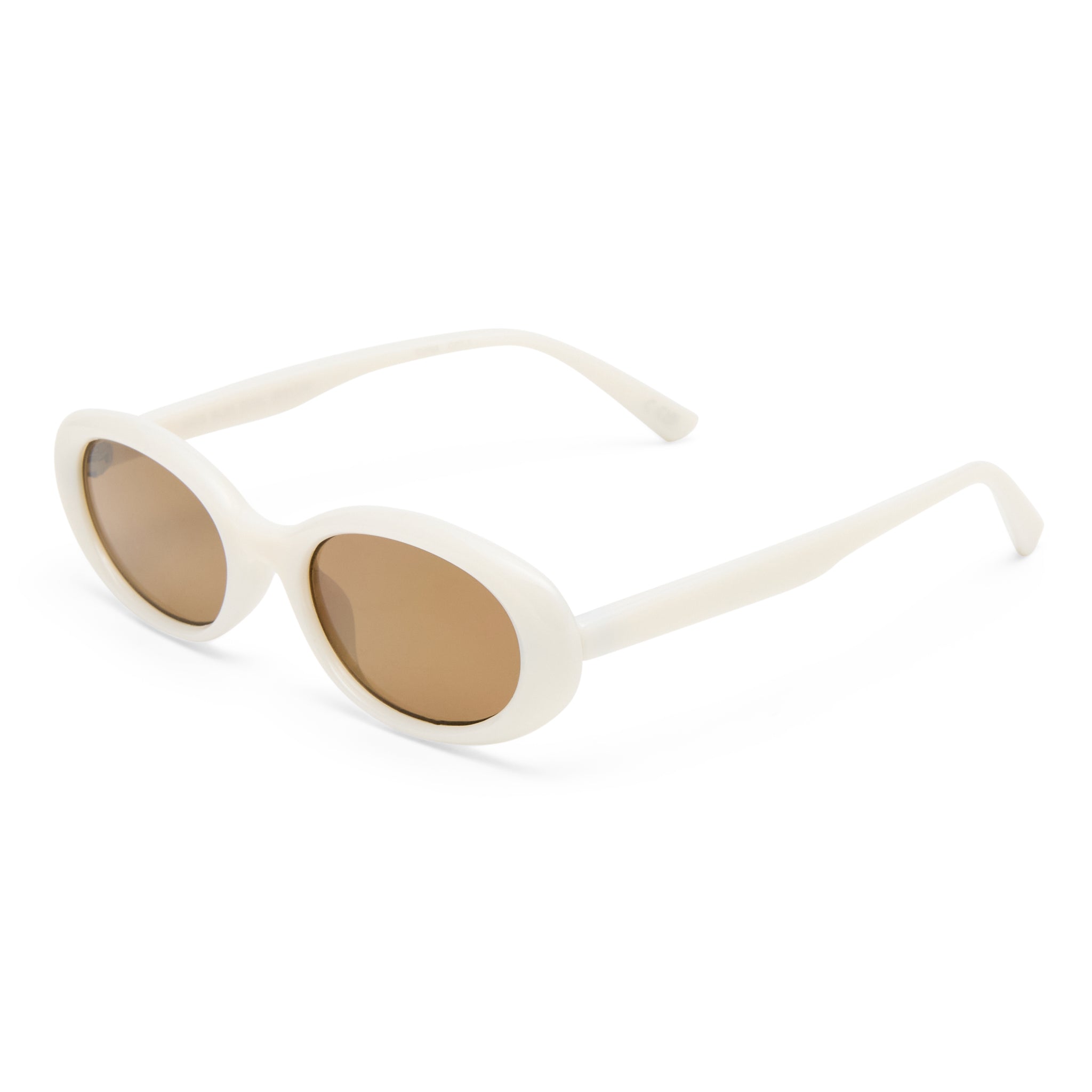 Solarized Kids Slim Oval Ivory Uni-Sex Oval Sunglasses | Eyewear Index