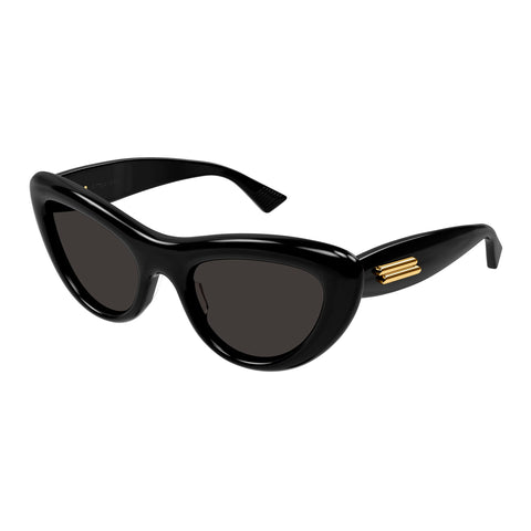 Bottega Veneta Bv1282s Black Female Cat-Eye Sunglasses | Eyewear Index