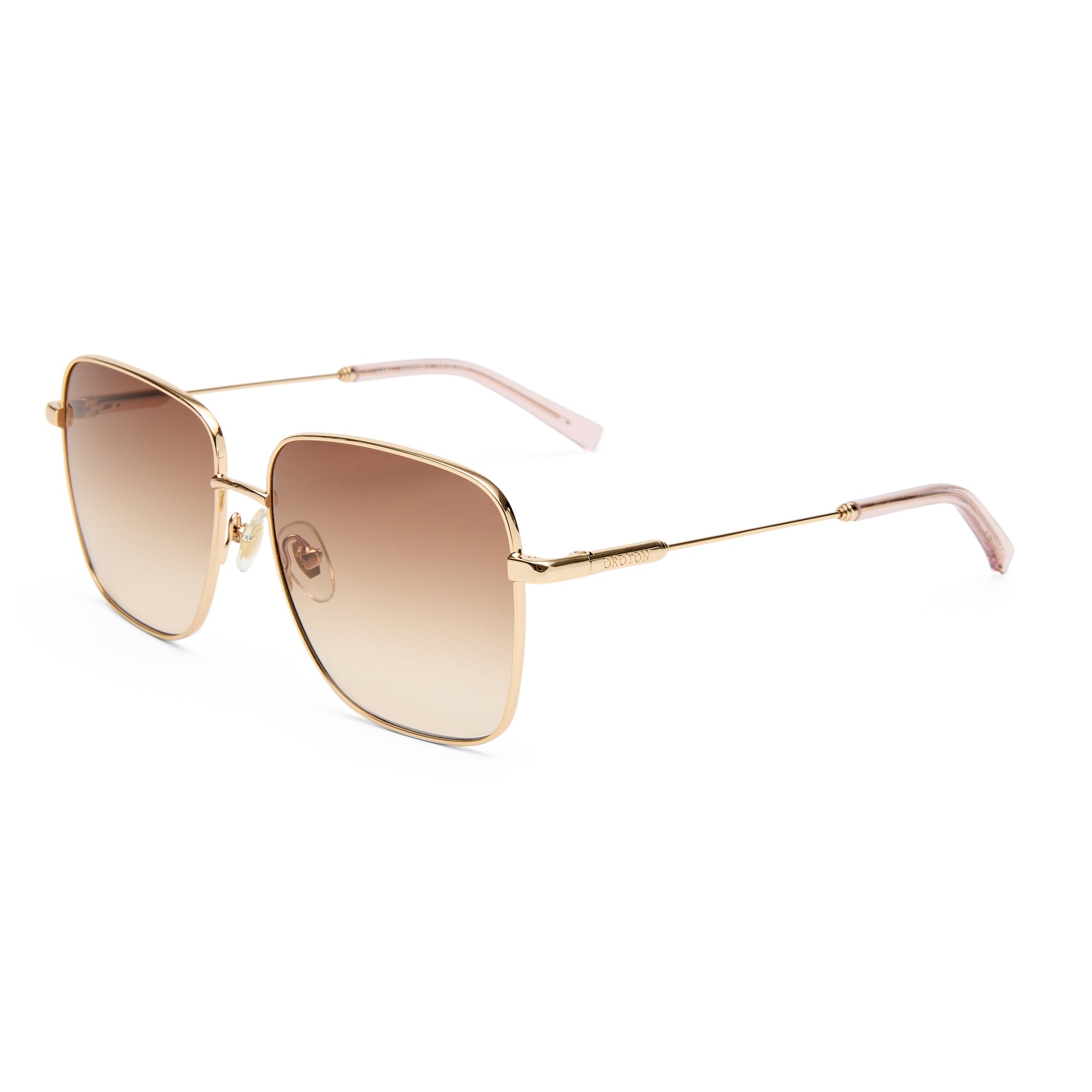 Oroton Asta Gold Blush Female Square Sunglasses | Eyewear Index