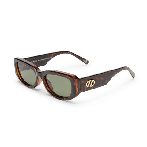 Le Specs Monopoly Tort Uni-Sex Rectangle Sunglasses | Eyewear Index