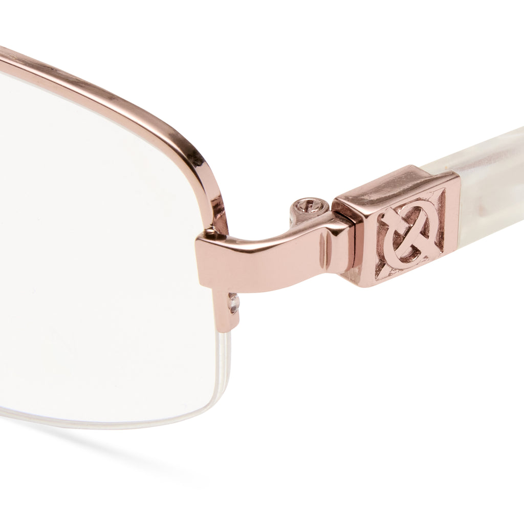 Oroton Sundra Rose Pink Female Rectangle Optical Frames | Eyewear Index