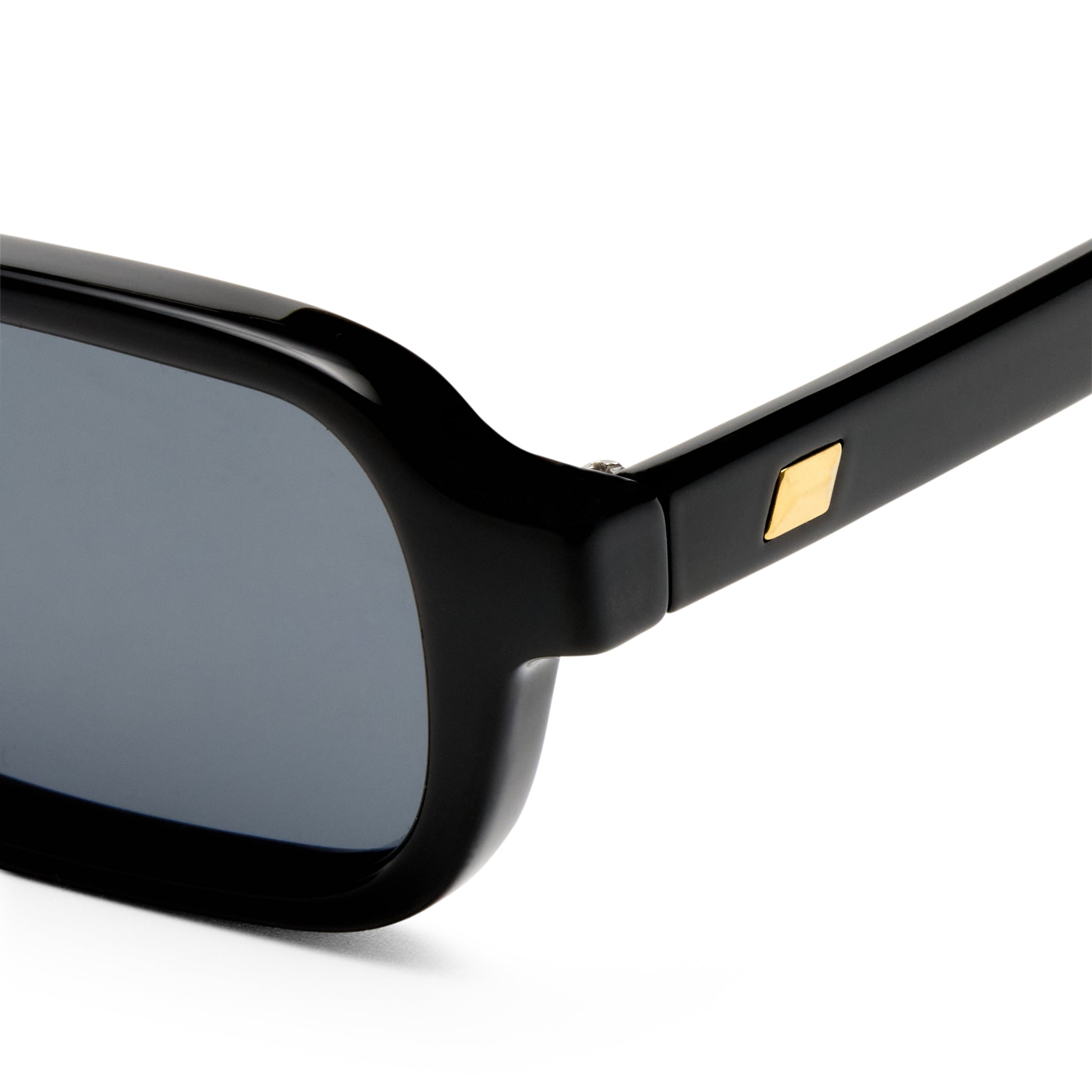 Le Specs Pilferer Black Uni-Sex Rectangle Sunglasses | Eyewear Index