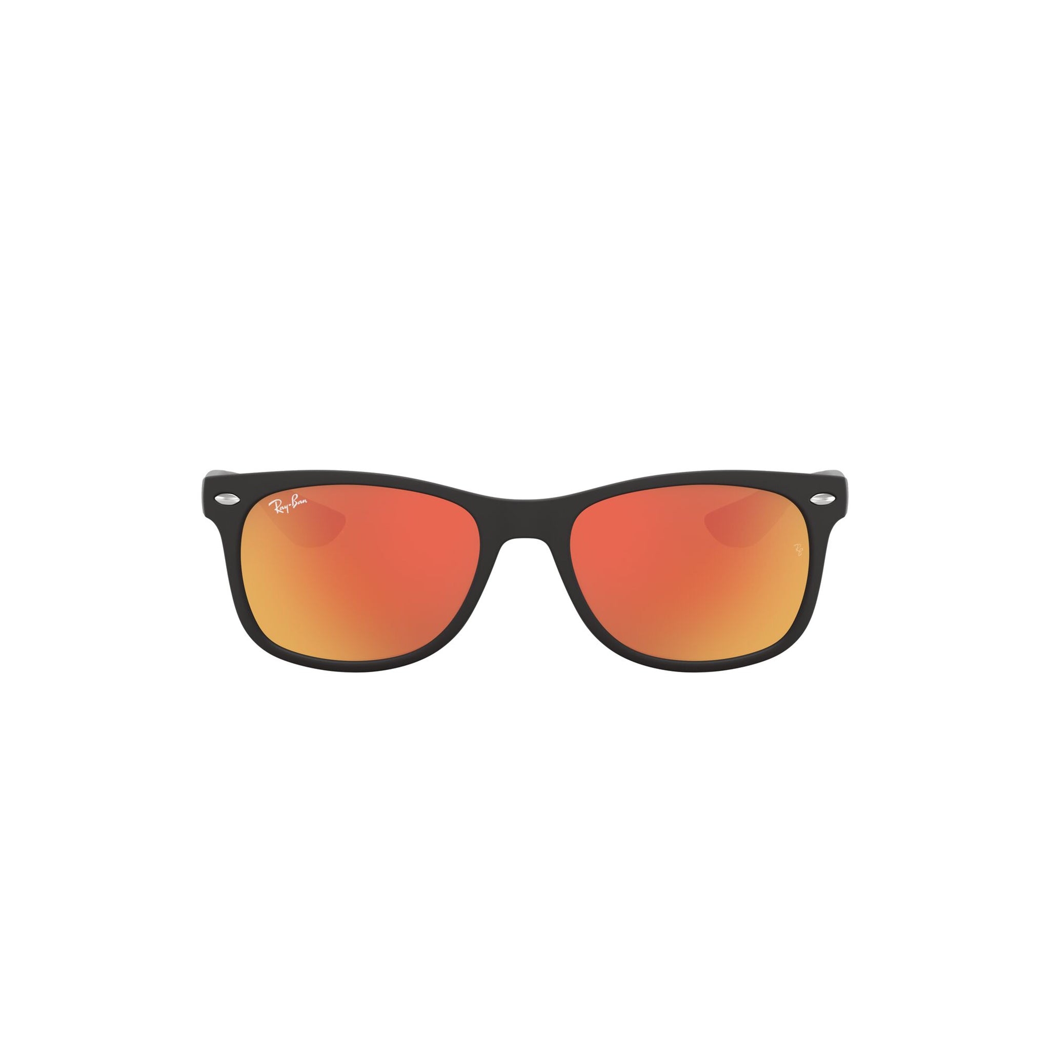 Ray-Ban Junior Wayfarer 9052s 100s6q Black Uni-Sex D-Frame Sunglasses | Eyewear Index