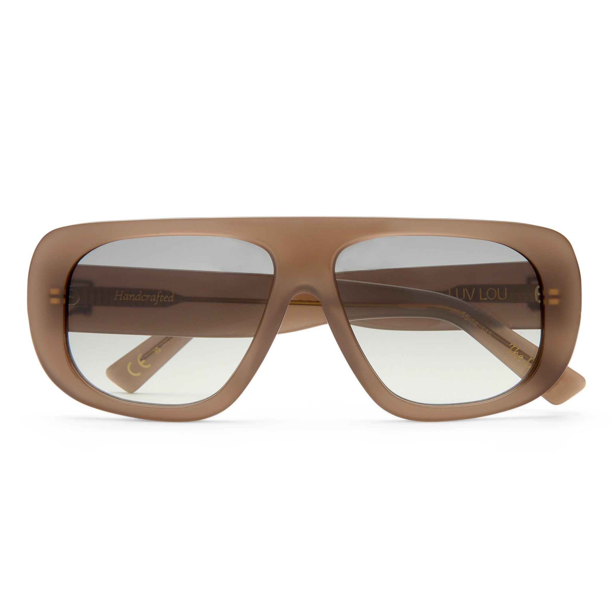 Luv Lou The Dionne Mushroom Female Aviator Sunglasses | Eyewear Index