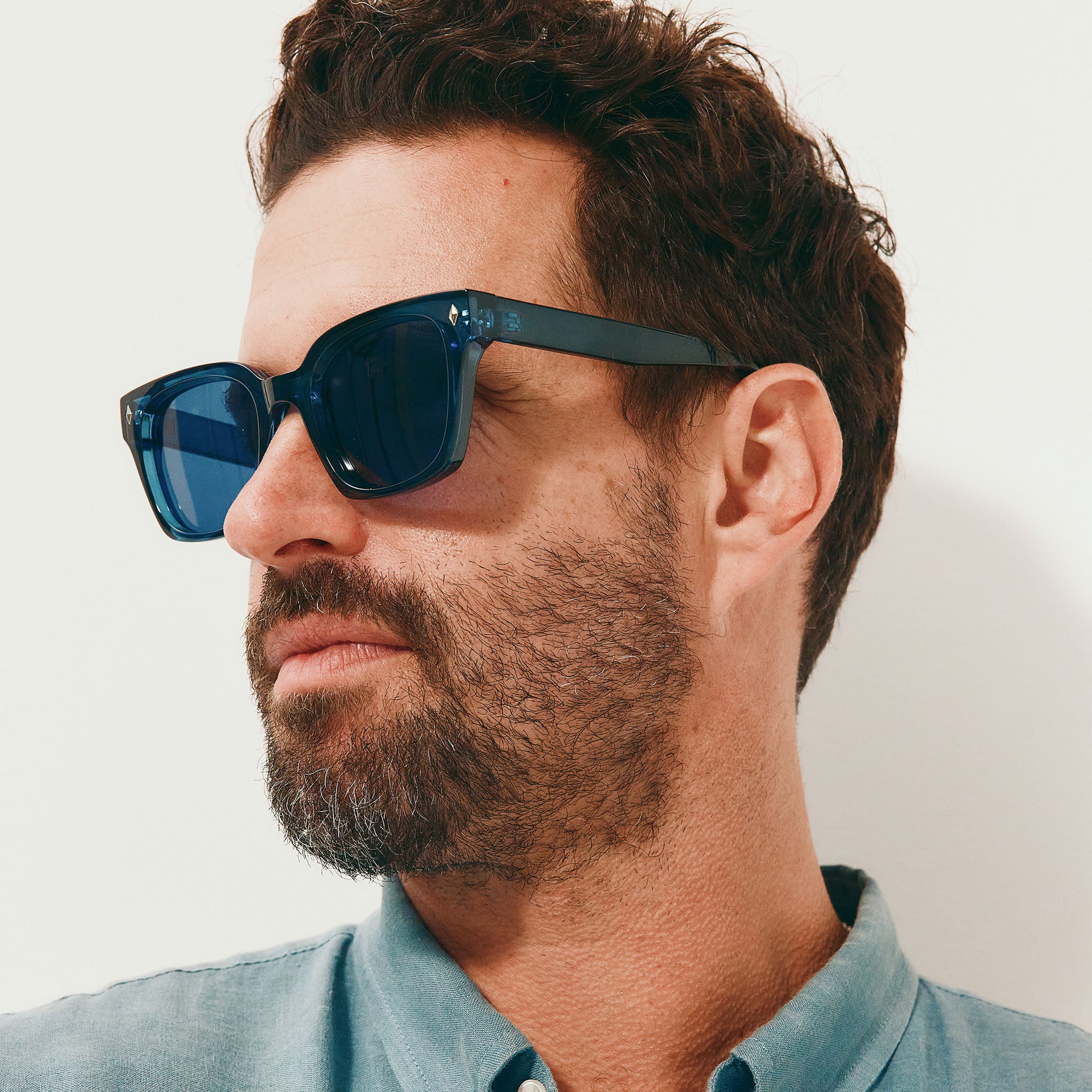 Cancer Council Kingscliff Navy Uni-Sex D-Frame Sunglasses | Eyewear Index