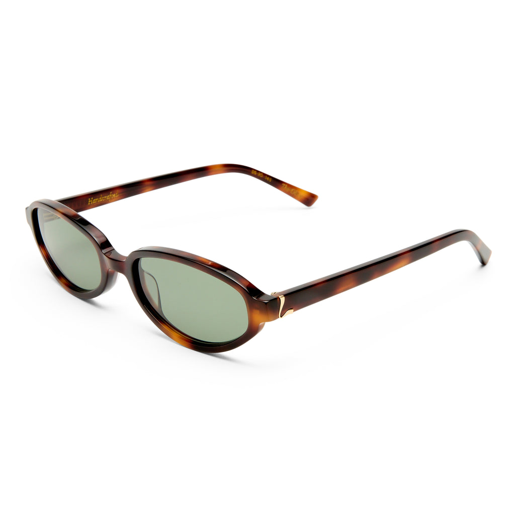 Luv Lou The Olive Tort Female Oval Sunglasses | Eyewear Index